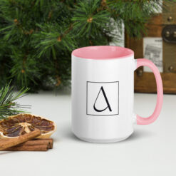 Keramiktasse mit farbiger Innenseite | ICH FÜHLE MICH HEUTE ALS MANN
