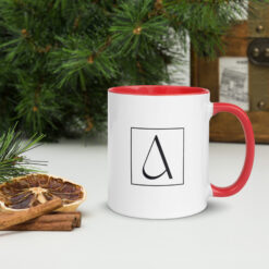 Keramiktasse mit farbiger Innenseite | ICH FÜHLE MICH HEUTE ALS MANN