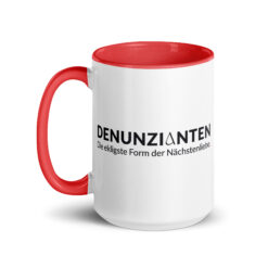 Bunte Tasse mit farbiger Innenseite | DENUNZIANTEN