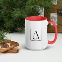 Keramiktasse mit farbiger Innenseite | ICH FÜHLE MICH HEUTE ALS MANN