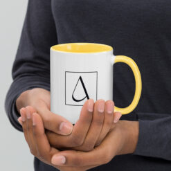 Bunte Tasse mit farbiger Innenseite | ICH FÜHLE MICH HEUTE ALS FRAU
