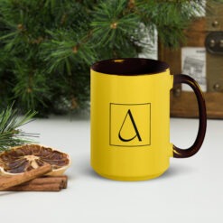 Keramiktasse mit farbiger Innenseite | ICH FÜHLE MICH HEUTE ALS MANN