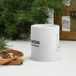 Weiße, glänzende Tasse | DENUNZIANTEN