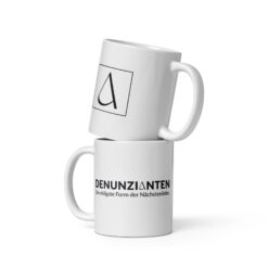 Alternative view of Weiße, glänzende Tasse | DENUNZIANTEN