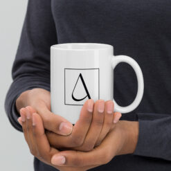 Weiße, glänzende Tasse | DENUNZIANTEN