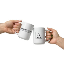 Weiße, glänzende Tasse | DENUNZIANTEN