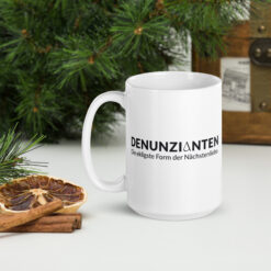 Weiße, glänzende Tasse | DENUNZIANTEN