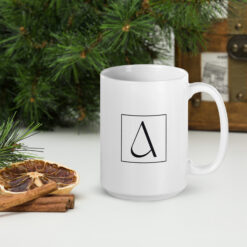 Weiße, glänzende Tasse | DENUNZIANTEN