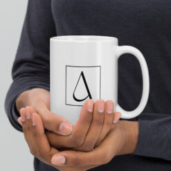 Weiße, glänzende Tasse | DENUNZIANTEN