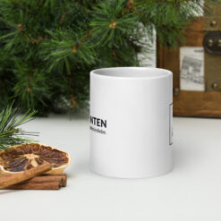 Weiße, glänzende Tasse | DENUNZIANTEN