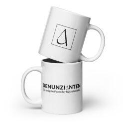 Weiße, glänzende Tasse | DENUNZIANTEN