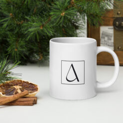 Weiße, glänzende Tasse | DENUNZIANTEN