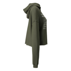 Crop-Hoodie für Damen – Bella + Canvas 7502 | ICH FÜHLE MICH HEUTE ALS FRAU