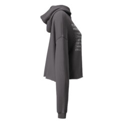 Crop-Hoodie für Damen – Bella + Canvas 7502 | ICH FÜHLE MICH HEUTE ALS FRAU