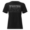 Lockeres Damen-T-Shirt – Bella + Canvas 6400 | WASCHHINWEIS