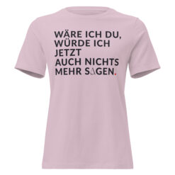 Lockeres Damen-T-Shirt – Bella + Canvas 6400 | WÄRE ICH DU