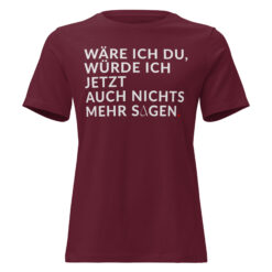 Lockeres Damen-T-Shirt – Bella + Canvas 6400 | WÄRE ICH DU