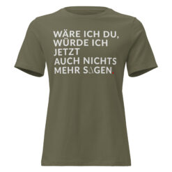 Lockeres Damen-T-Shirt – Bella + Canvas 6400 | WÄRE ICH DU