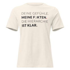 Lockeres Damen-T-Shirt – Bella + Canvas 6400 | MEINE FAKTEN