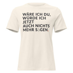 Lockeres Damen-T-Shirt – Bella + Canvas 6400 | WÄRE ICH DU