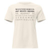 Lockeres Damen-T-Shirt – Bella + Canvas 6400 | WASCHHINWEIS
