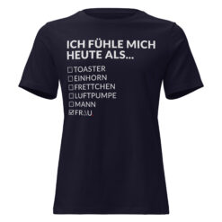 Alternative view of Lockeres Damen-T-Shirt – Bella + Canvas 6400 | ICH FÜHLE MICH HEUTE ALS FRAU
