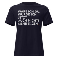 Lockeres Damen-T-Shirt – Bella + Canvas 6400 | WÄRE ICH DU
