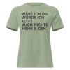 Lockeres Damen-T-Shirt – Bella + Canvas 6400 | WÄRE ICH DU