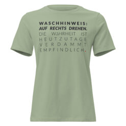 Alternative view of Lockeres Damen-T-Shirt – Bella + Canvas 6400 | WASCHHINWEIS