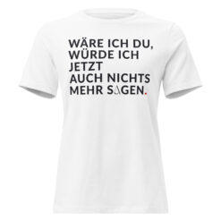 Lockeres Damen-T-Shirt – Bella + Canvas 6400 | WÄRE ICH DU