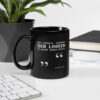 Schwarze glänzende Tasse | LINKES ARGUMENT
