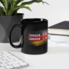 Schwarze glänzende Tasse | UNSER VIBE
