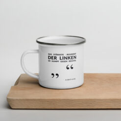 Tasse aus Emaille | LINKES ARGUMENT