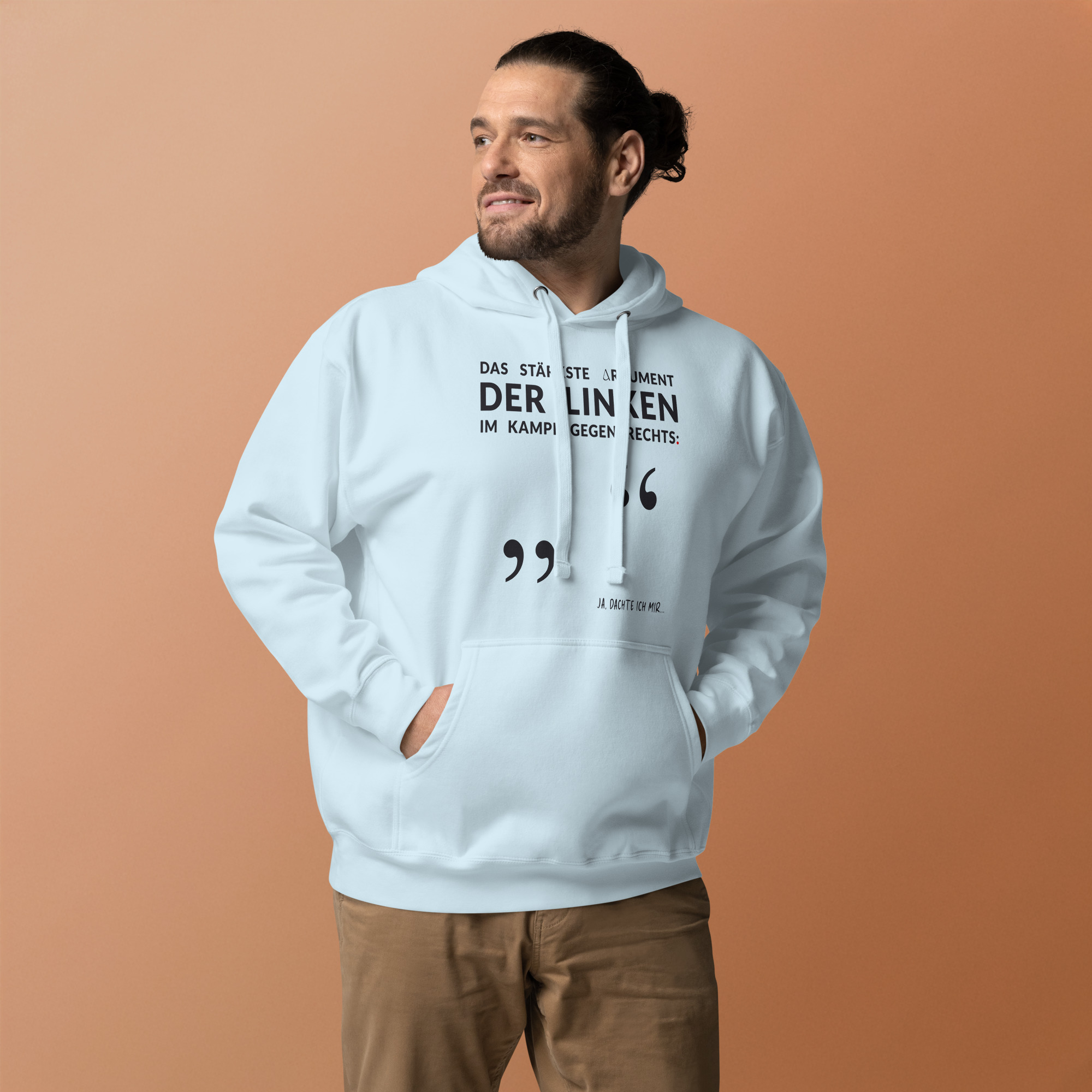 Unisex Premium-Hoodie – Cotton Heritage M2580 | LINKES ARGUMENT – Bild 17