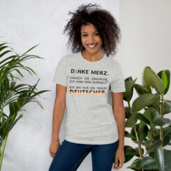 Essenzielles Unisex T-Shirt – Bella + Canvas 3001 | DANKE MERZ