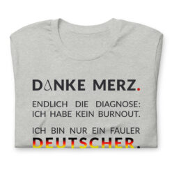 Essenzielles Unisex T-Shirt – Bella + Canvas 3001 | DANKE MERZ