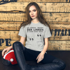 Essenzielles Unisex T-Shirt – Bella + Canvas 3001 | LINKES ARGUMENT