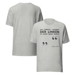 Essenzielles Unisex T-Shirt – Bella + Canvas 3001 | LINKES ARGUMENT