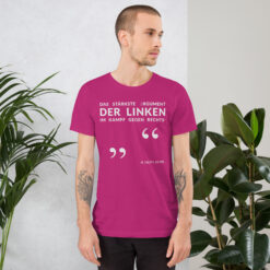 Essenzielles Unisex T-Shirt – Bella + Canvas 3001 | LINKES ARGUMENT