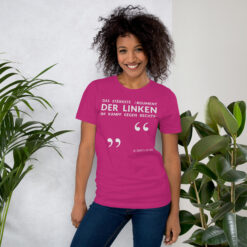 Essenzielles Unisex T-Shirt – Bella + Canvas 3001 | LINKES ARGUMENT