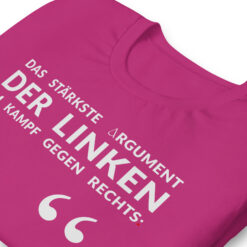 Essenzielles Unisex T-Shirt – Bella + Canvas 3001 | LINKES ARGUMENT