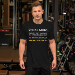 Essenzielles Unisex T-Shirt – Bella + Canvas 3001 | DANKE MERZ