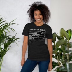 Essenzielles Unisex T-Shirt – Bella + Canvas 3001 | GESCHWÄRZT