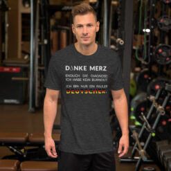 Essenzielles Unisex T-Shirt – Bella + Canvas 3001 | DANKE MERZ