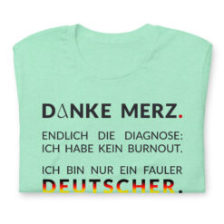 Essenzielles Unisex T-Shirt – Bella + Canvas 3001 | DANKE MERZ