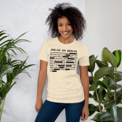 Essenzielles Unisex T-Shirt – Bella + Canvas 3001 | GESCHWÄRZT