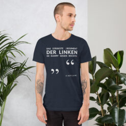 Essenzielles Unisex T-Shirt – Bella + Canvas 3001 | LINKES ARGUMENT