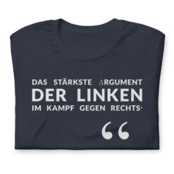 Essenzielles Unisex T-Shirt – Bella + Canvas 3001 | LINKES ARGUMENT