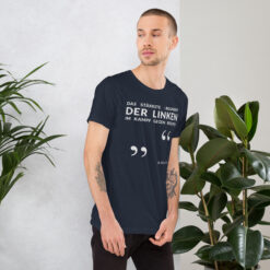 Essenzielles Unisex T-Shirt – Bella + Canvas 3001 | LINKES ARGUMENT
