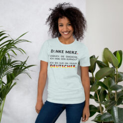 Essenzielles Unisex T-Shirt – Bella + Canvas 3001 | DANKE MERZ